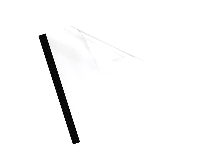 Fellowes Presentation Covers Presentation Covers, 8.5"W x 11"H, Black/Clear, 10 Pack (5225301)