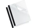 Fellowes Presentation Covers Presentation Covers, 8.5"W x 11"H, Black/Clear, 10 Pack (5225301)