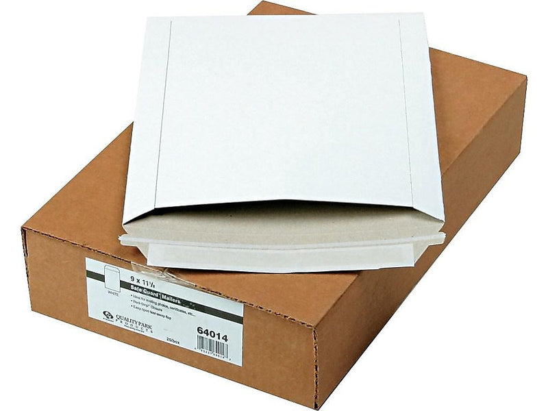 9" x 11.5" Peel & Seal Fiberboard Mailers, 25/Box (64014)