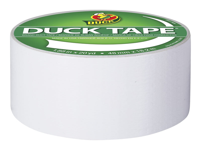 Duck Heavy Duty Duct Tape, 1.88" x 20 yds., White (1265015)