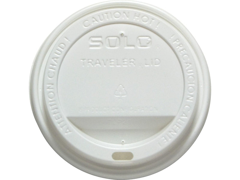 Solo Traveler Lids, White, 1000/Carton (TLP316-0007)