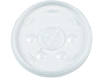 Dart Straw Slot Lids, 16 oz., Clear, 1000/Carton (16SL)