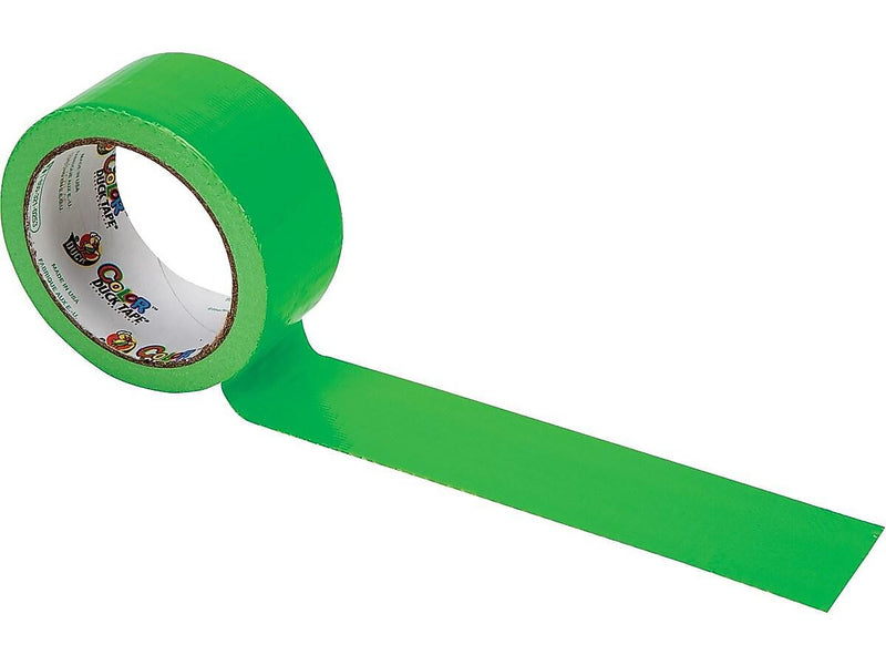 Duck Heavy Duty Duct Tape, 1.88" x 15 yds., Neon Green (1265018)