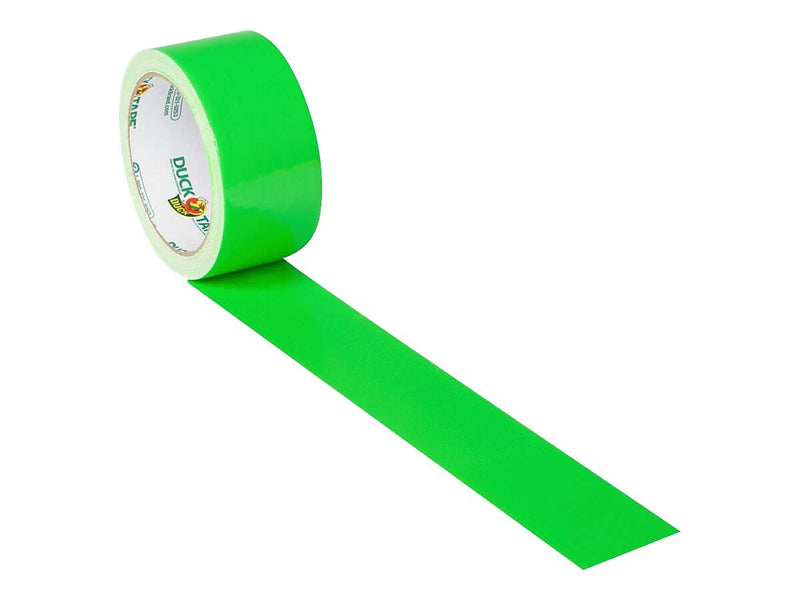 Duck Heavy Duty Duct Tape, 1.88" x 15 yds., Neon Green (1265018)