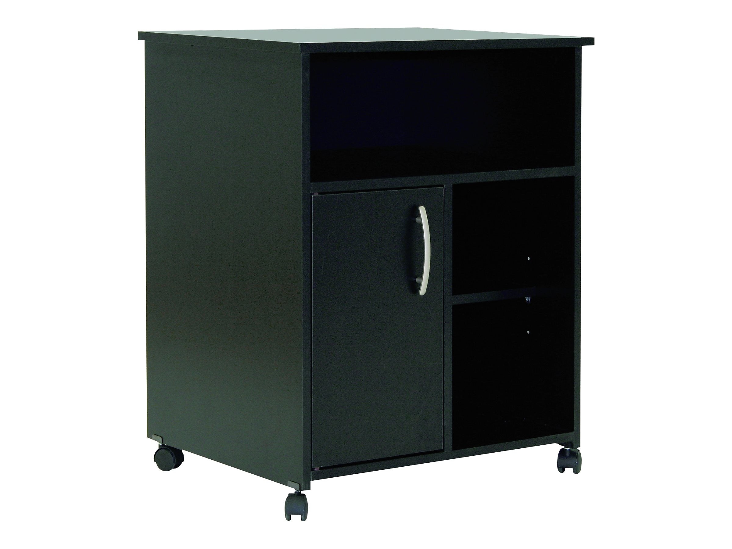 South Shore Axess Printer Cart, Pure Black (7270691)
