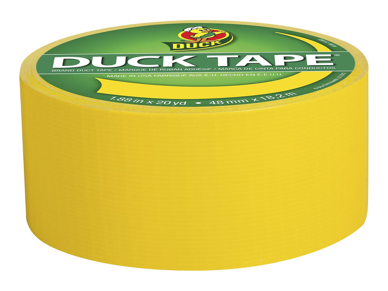 Duck Heavy Duty Duct Tape, 1.88" x 20 Yds., Yellow (1304966)