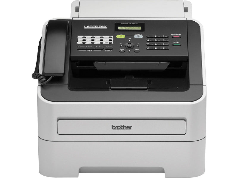 Brother IntelliFAX 2940 Laser Fax Machine, Gray/Black (FAX2940)