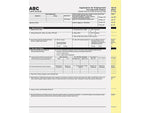 PM Company Carbonless Paper, 20 lbs, 8.5" x 11", White/Canary, 1250/Carton (59104)