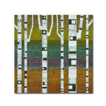 Trademark Fine Art Michelle Calkins 'Birches 2.0' 14" x 14" Canvas Stretched (190836070541)