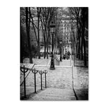 Trademark Fine Art Philippe Hugonnard 'Staircase Montmartre Paris' 14" x 19" Canvas Stretched Art Print (190836046553)