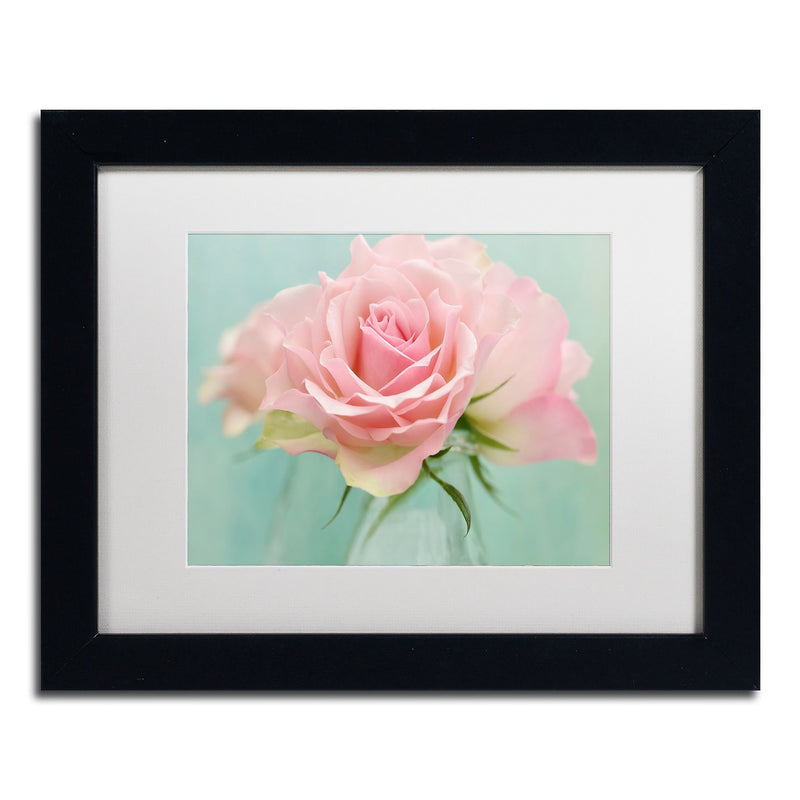 Trademark Fine Art Cora Niele 'Pink Roses' 11" x 14" Matted Framed (190836260201)