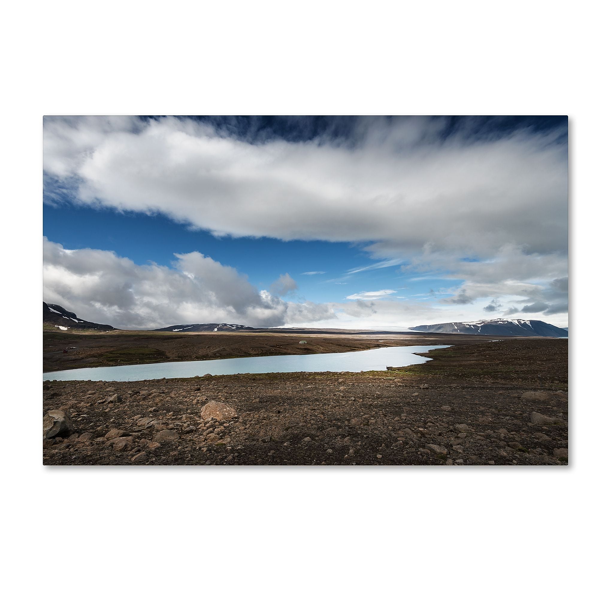 Trademark Fine Art Philippe Sainte-Laudy 'Icelandic Silence' 12" x 19" Canvas Stretched Art Print (190836301706)