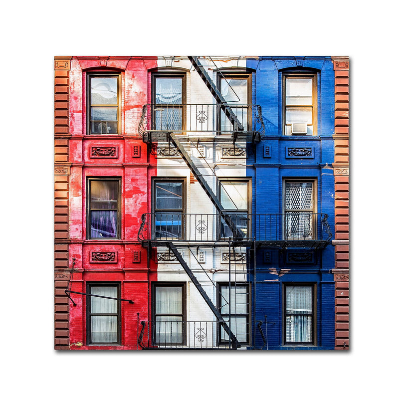 Trademark Fine Art Philippe Hugonnard 'American Colors' 14" x 14" Canvas Stretched Art Print (190836121007)