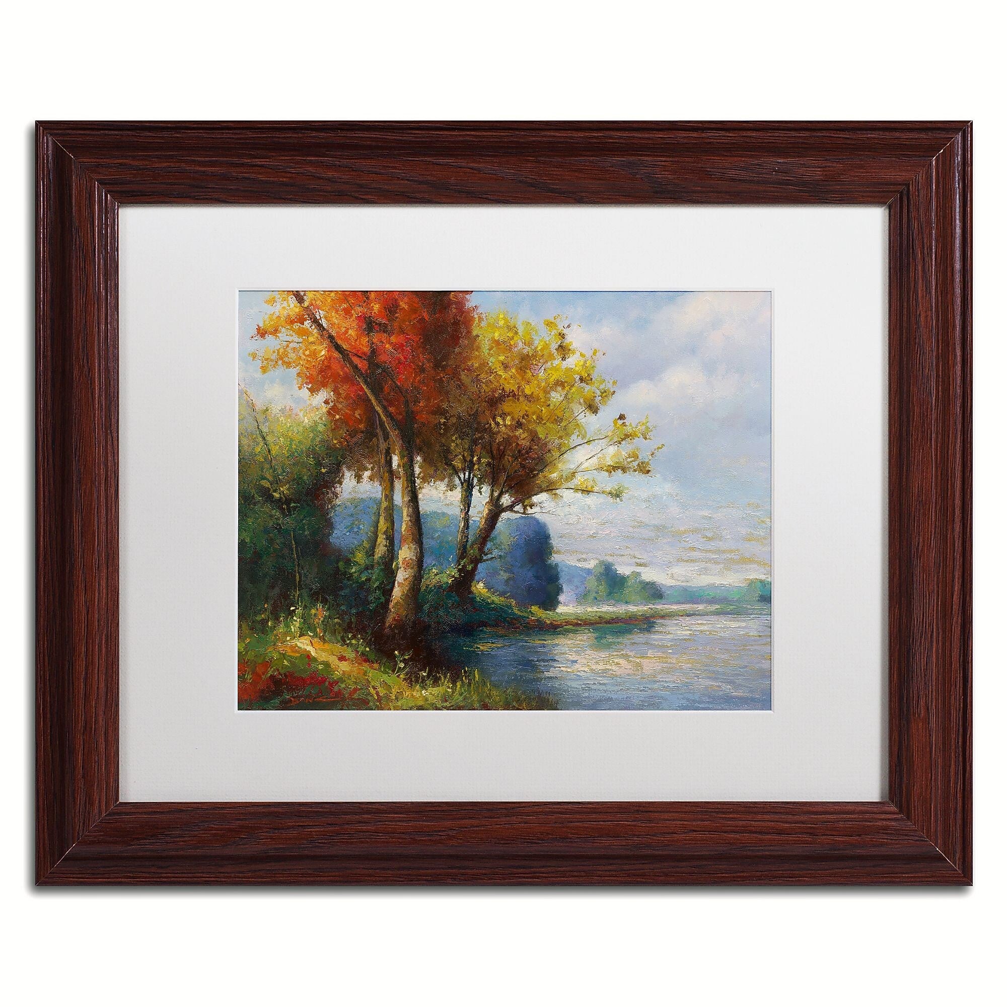 Trademark Fine Art Daniel Moises 'Corot Tribute' 11" x 14" Matted Framed Art Print (190836236251)