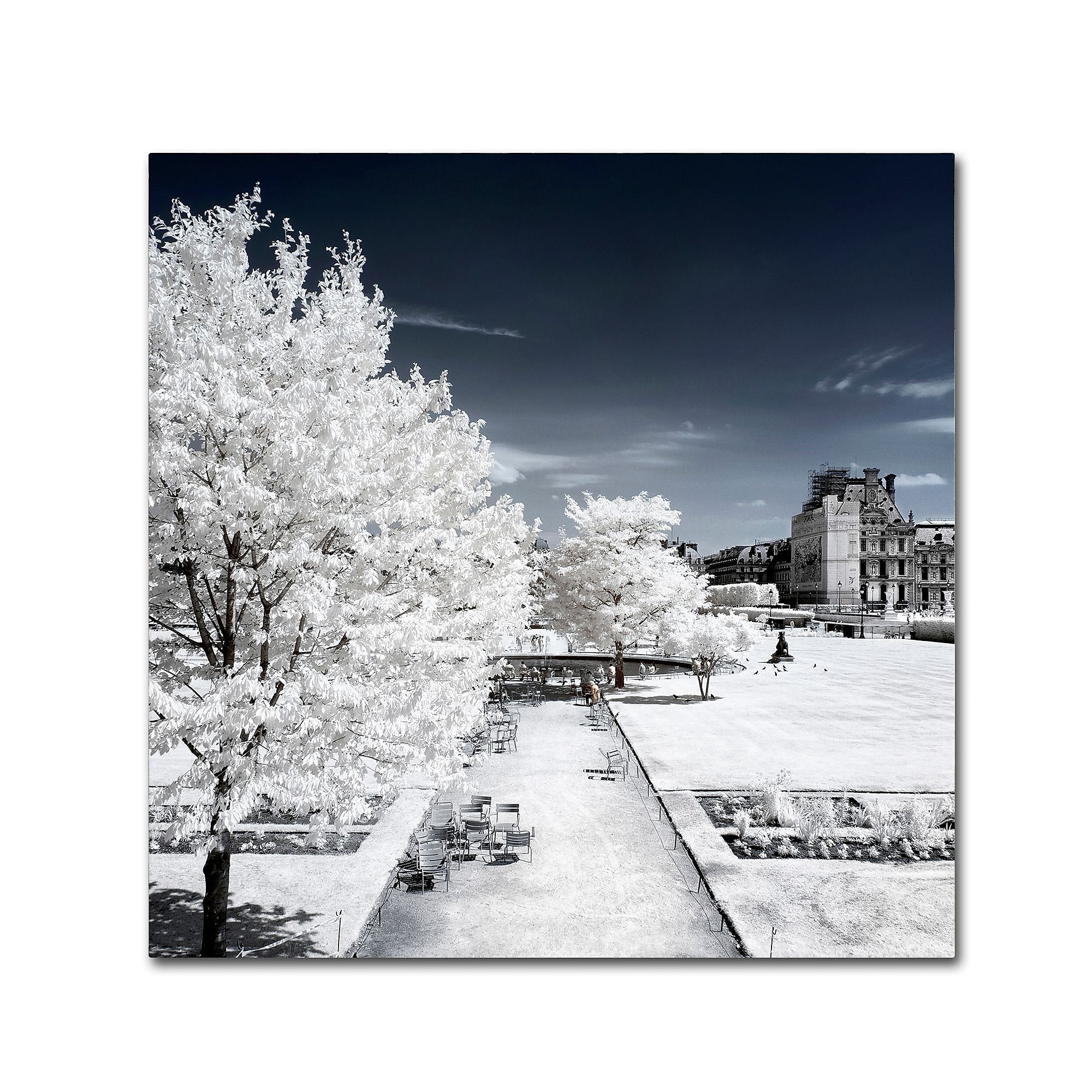Trademark Fine Art Philippe Hugonnard 'Another Look at Paris XVIII' 18" x 18" Canvas Stretched Art Print (190836044047)