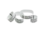 Zebra Z-Band UltraSoft Wristbands, 6 Rolls/Pack (10015355K)