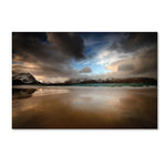 Trademark Fine Art Philippe Sainte-Laudy 'Ramberg Beach' 12" x 19" Canvas Stretched Art Print (190836223343)