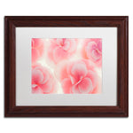 Trademark Fine Art Cora Niele 'Rose Begonia Flowers' 11" x 14" Matted Framed Art Print (190836309061)