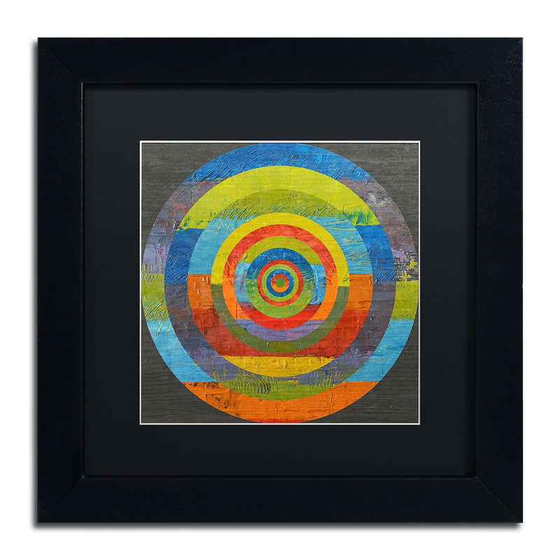 Trademark Fine Art Michelle Calkins 'Full Circle' 11" x 11" Matted Framed (190836073382)