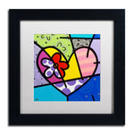 Trademark Fine Art Roberto Rafael 'Big Heart III' 11" x 11" Matted Framed (190836280636)
