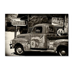 Trademark Fine Art Philippe Hugonnard 'US Truck' 12" x 19" Canvas Stretched (190836047635)