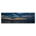 Trademark Fine Art Kurt Shaffer 'Sunset Behind a Front' 6" x 19" Canvas Stretched Art Print (190836008490)