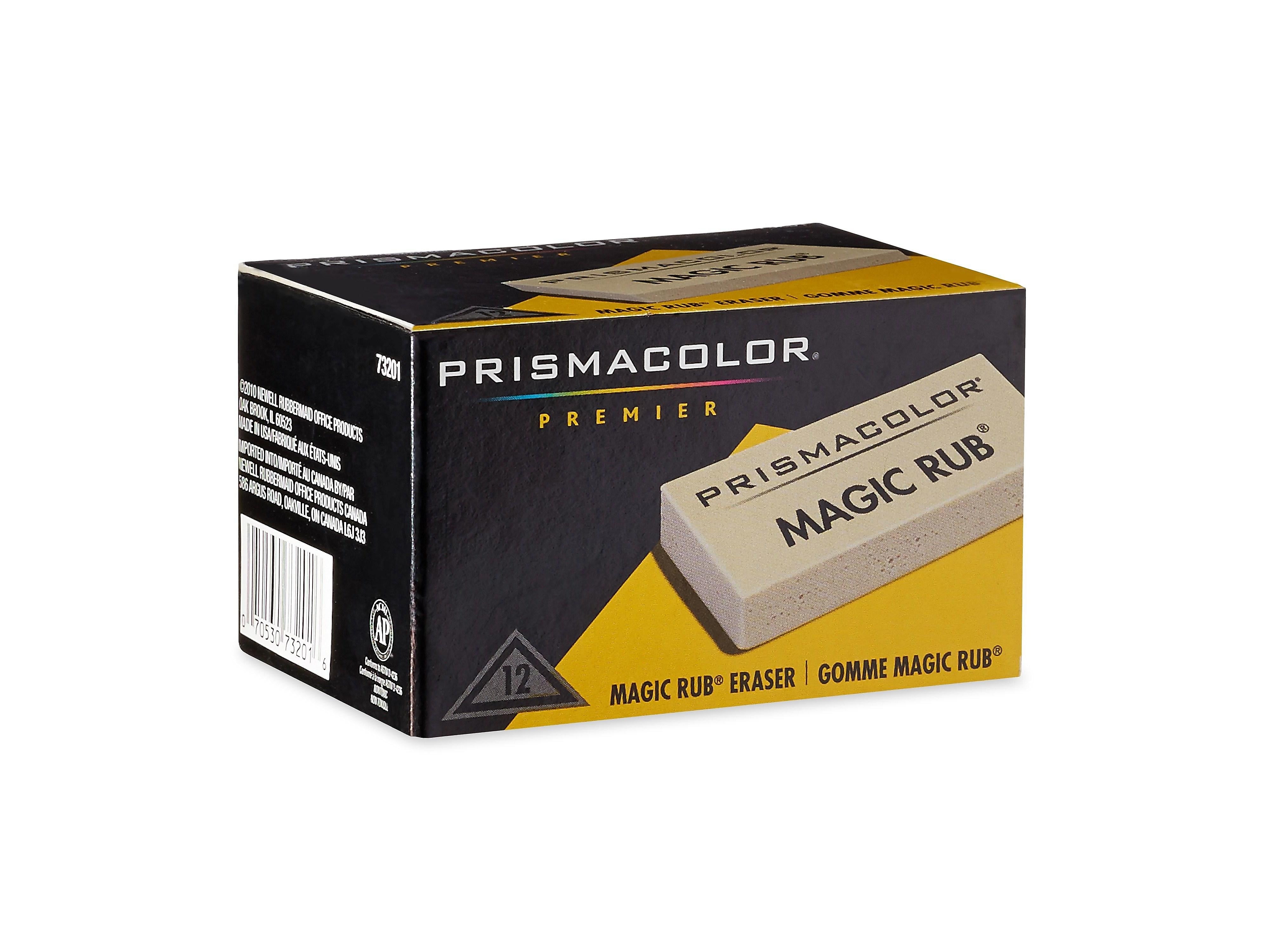 Prismacolor Magic Rub Erasers, Ivory, Dozen (73201)