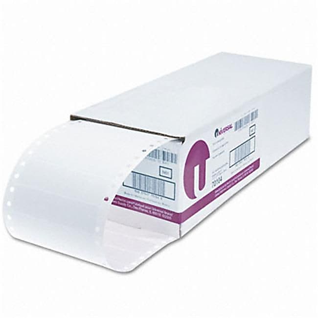 Universal Dot Matrix Multipurpose Label, 3 1/2" x 15/16", White (UNV70104)