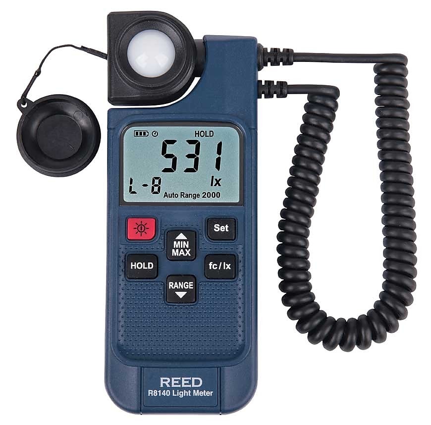 REED Insturments Auto-Ranging LED Light Meter (R8140 )