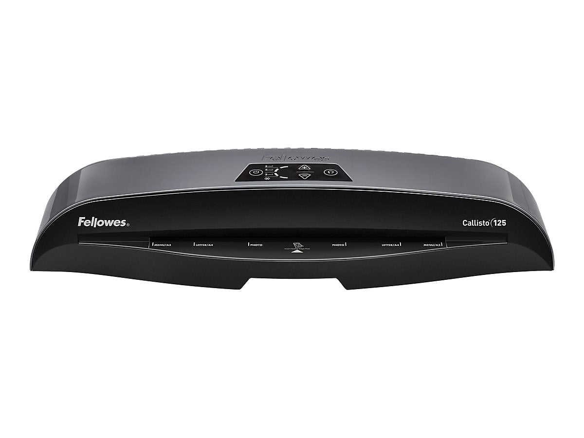 Fellowes Callisto 125 Thermal & Cold Laminator, 12.5" Width, Silver/Black (5729101)