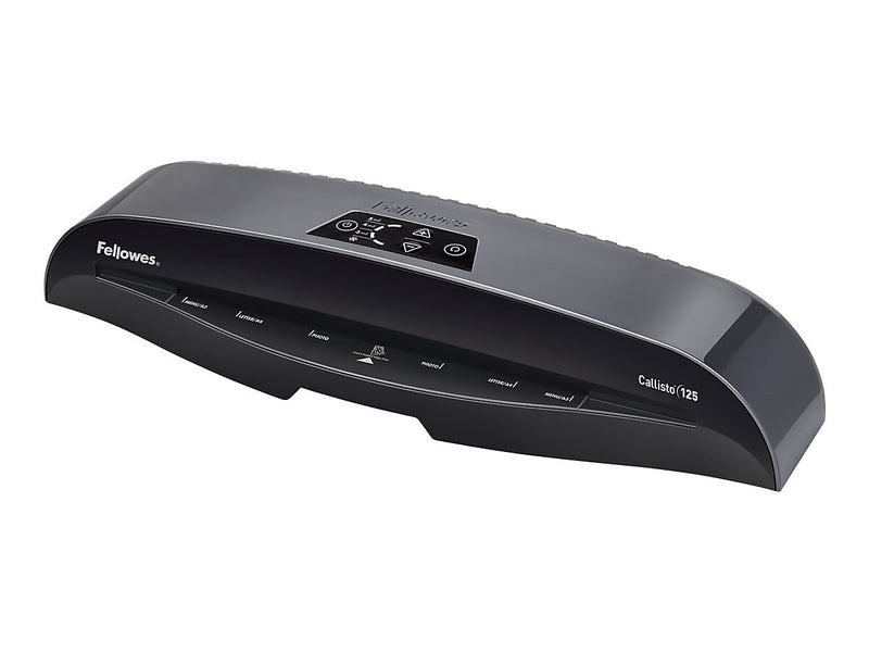Fellowes Callisto 125 Thermal & Cold Laminator, 12.5" Width, Silver/Black (5729101)