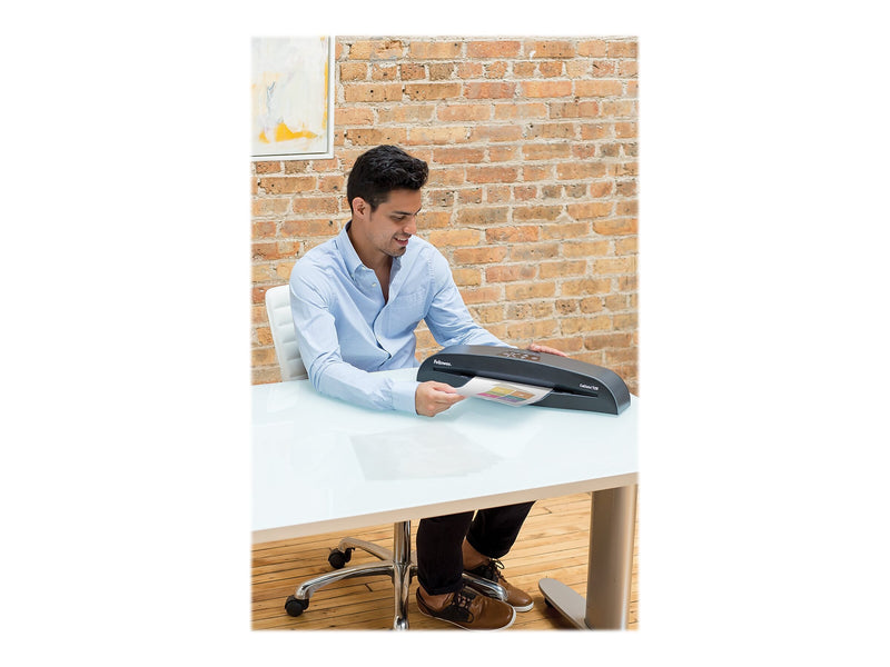 Fellowes Callisto 125 Thermal & Cold Laminator, 12.5" Width, Silver/Black (5729101)