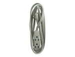 GE 3 Outlet Power Strip, Gray (50552/43027)