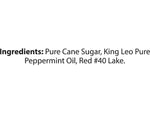 King Leo Soft Peppermint Mints, 80 oz., 400 Pieces/Pack (210-00050)