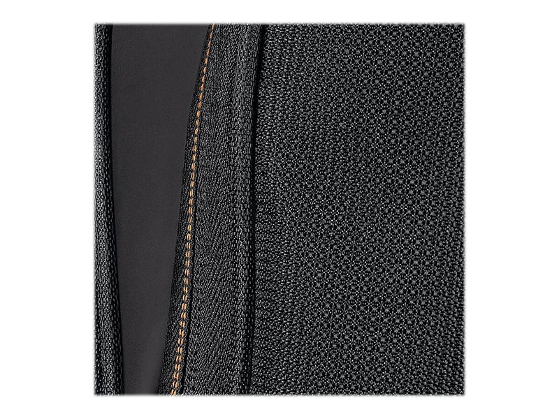 Solo New York Ace Slim 15.6" Laptop Briefcase, Black/Orange Polyester (UBN101-4)