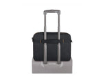 Solo New York Ace Slim 15.6" Laptop Briefcase, Black/Orange Polyester (UBN101-4)