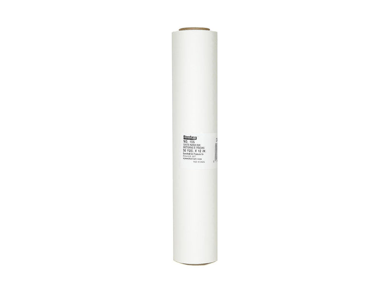 Bienfang Sketching & Tracing Paper Roll, 12" x 150', White (12176)