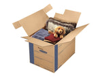 Bankers Box® SmoothMove 24" x 18" x 18" Moving Box, Blue/Kraft, 6/Bundle (0062901)