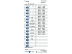 Pyramid Time Cards for 3000HD, 3500, 3500SS, 3550SS, 3600SS, 3700 Time Clocks, 100/Pack (35100-10)