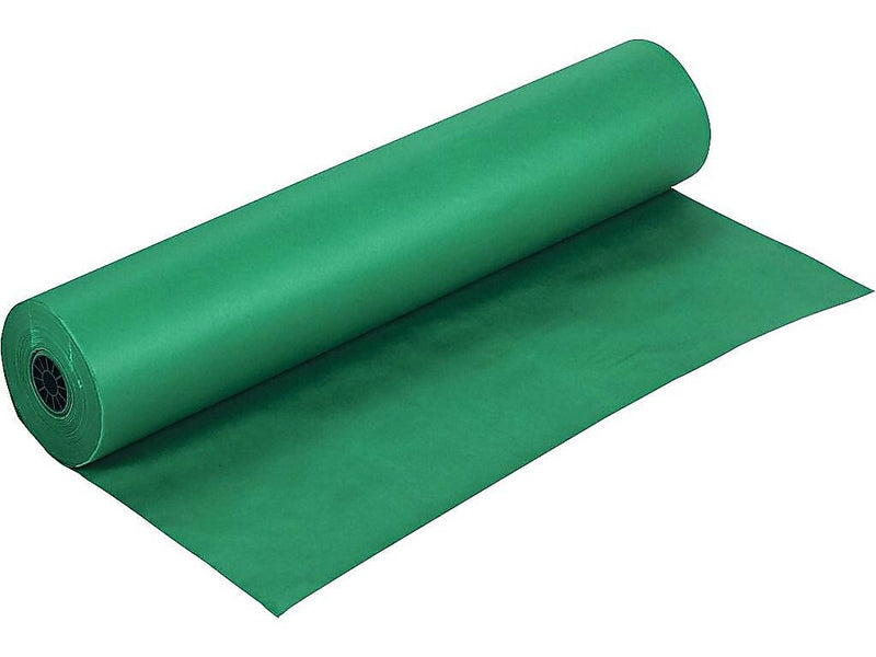 Rainbow Duo-Finish Paper Roll, 36"W x 1000'L, Emerald (0063140)