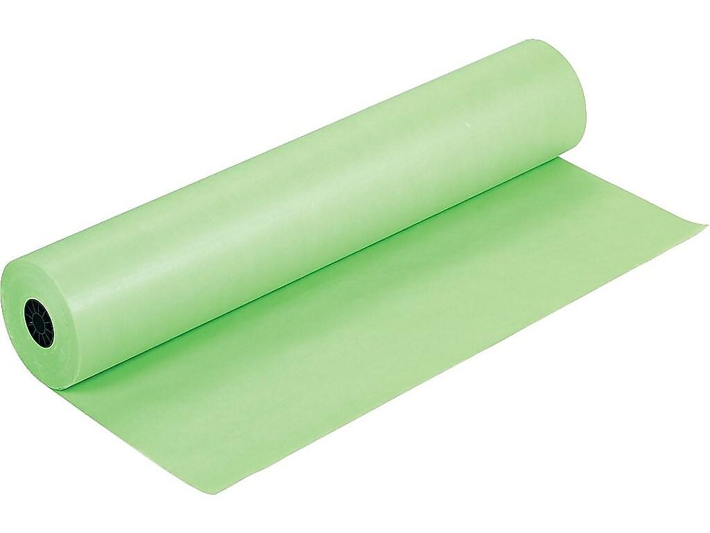 Rainbow Duo-Finish Paper Roll, 36"W x 1000'L, Light Green (0063120)