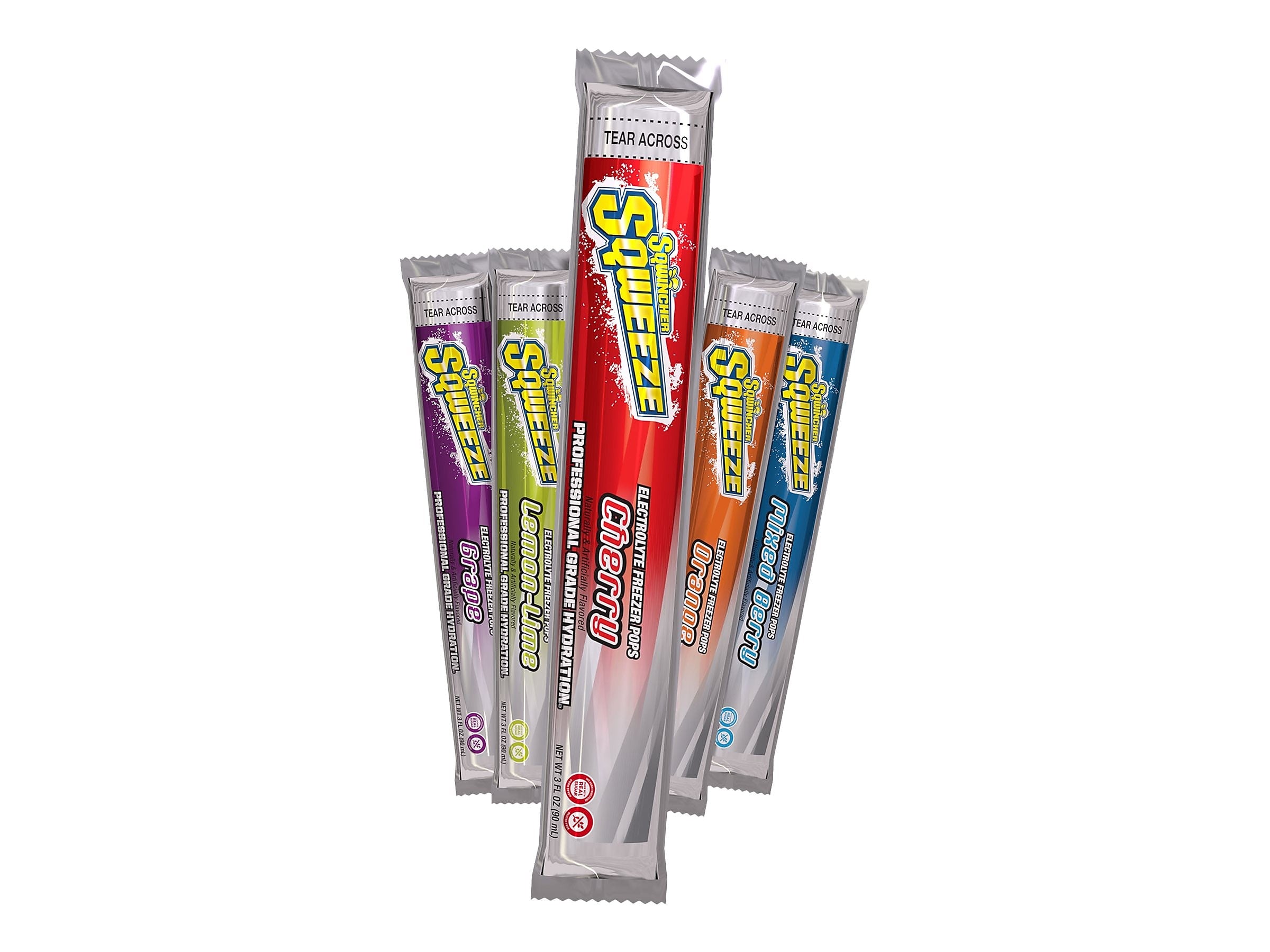 Sqwincher Sqweeze Assorted Freeze Pops, 3 Fl. Oz., 150/Carton (33170181-159200)