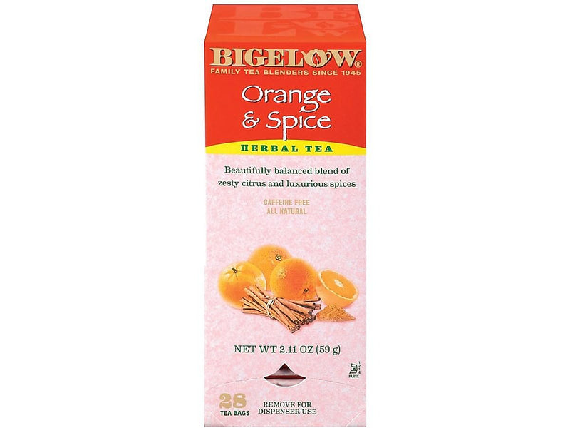 Bigelow Herbal Tea Bags, 28/Box (RCB00398)