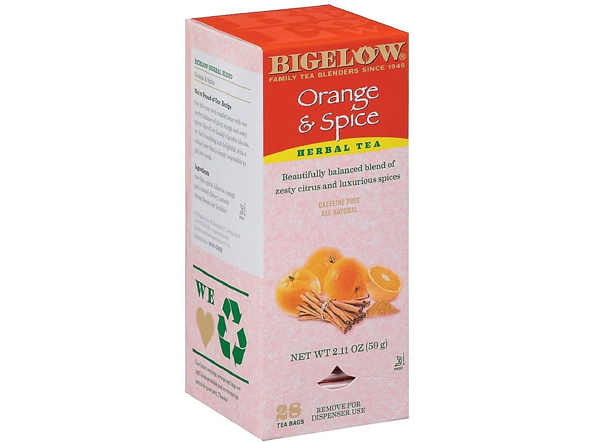 Bigelow Herbal Tea Bags, 28/Box (RCB00398)