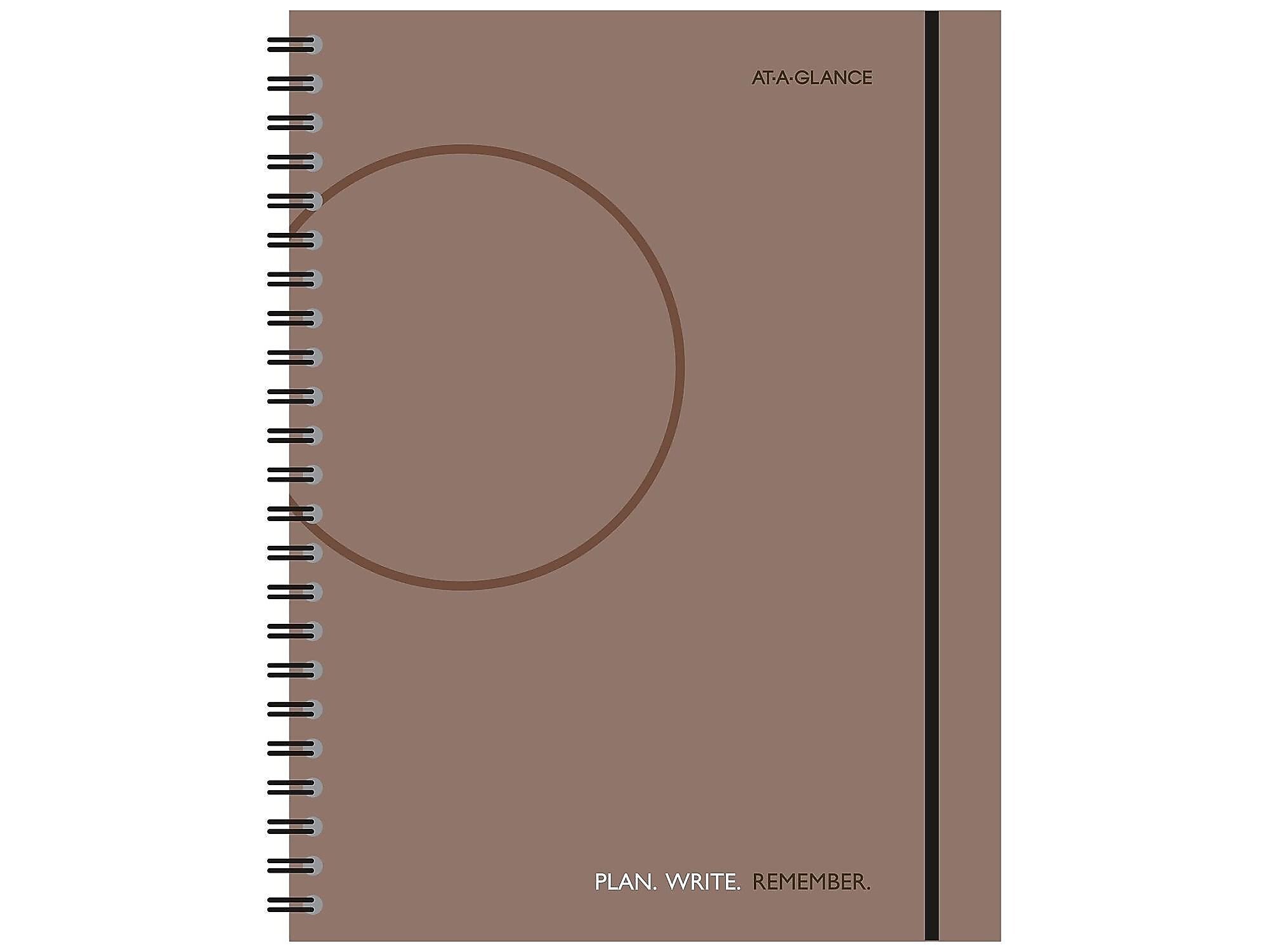AT-A-GLANCE Plan. Write. Remember. 8.38" x 11" Daily Planner, Gray (80620430)