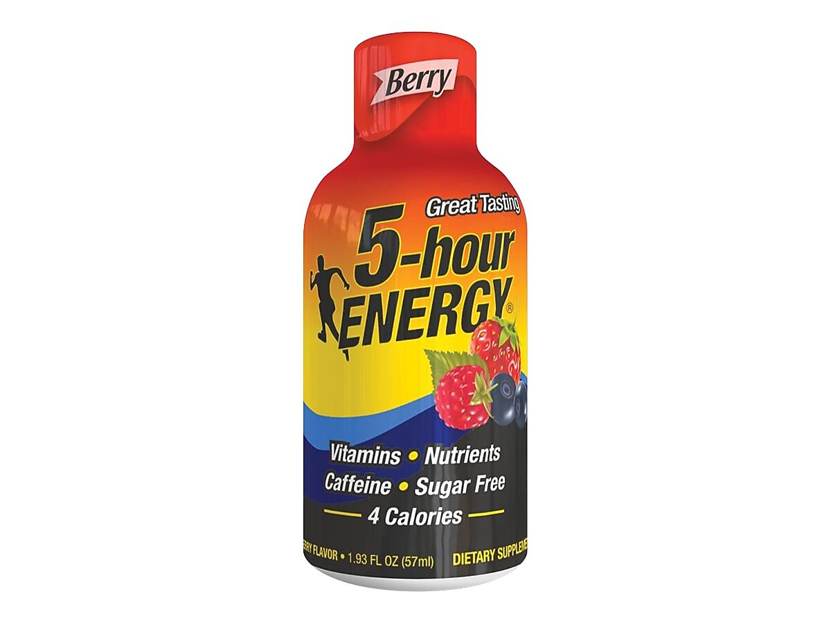 5-Hour Energy Berry Shots Drink, 1.93 fl. oz., 12/Box (LVS500181)