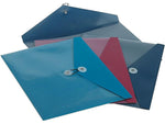 Pendaflex Standard Plastic Filing Envelope, Letter, Assorted Colors, 4/Pack (90016)