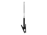 Mainetti Plastic Clothes Hangers, Black, 100/Box (5131SBX004)