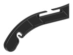 Mainetti Plastic Clothes Hangers, Black, 100/Box (5600SBX001NS)