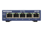 Netgear ProSAFE 5-Port Gigabit Ethernet Unmanaged Switch, Blue (GS105NA)